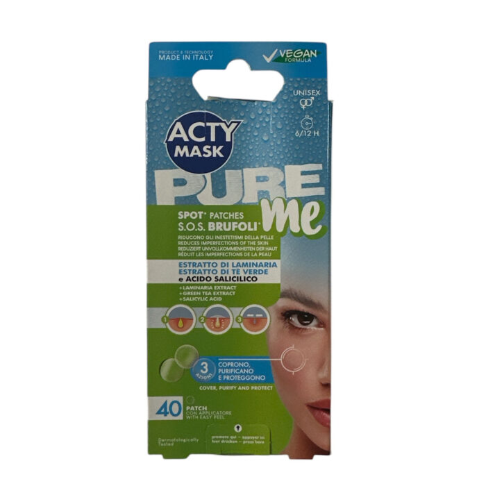 Vistrikuplaaster Acty Mask rohelise teega 40tk