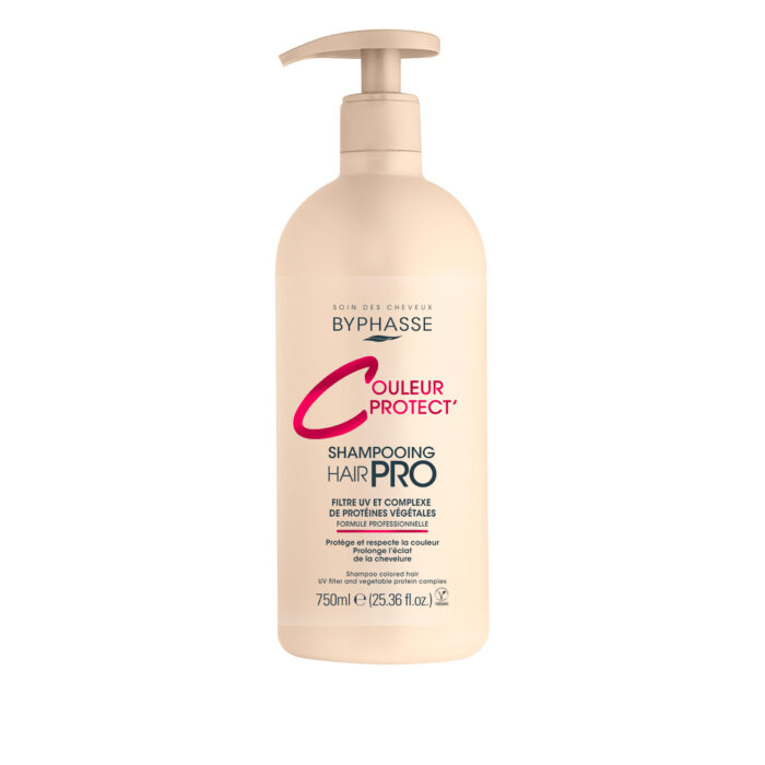 Šampoon Byphasse HAIR PRO COLOR värvikaitsega šampoon värvitud juustele 750ml