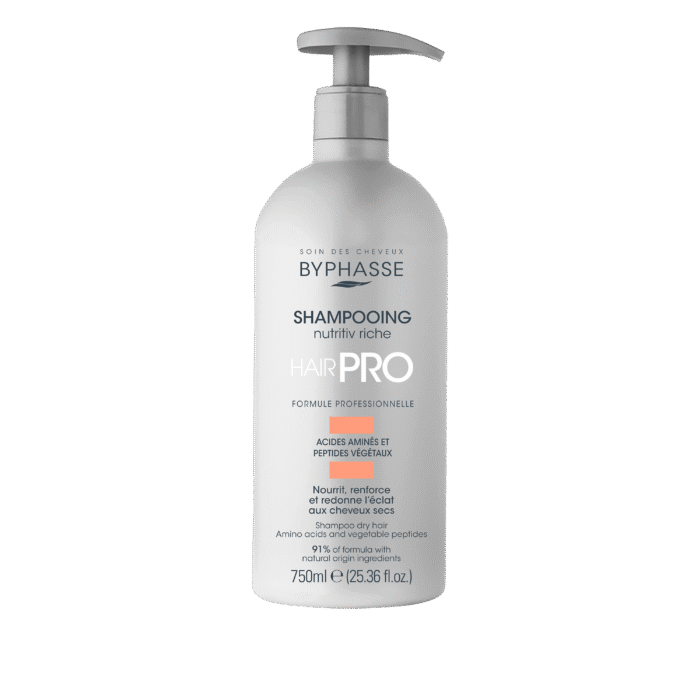 Šampoon Byphasse HAIR PRO NUTRITIV toitev kuivadele juustele 750ml - Image 2