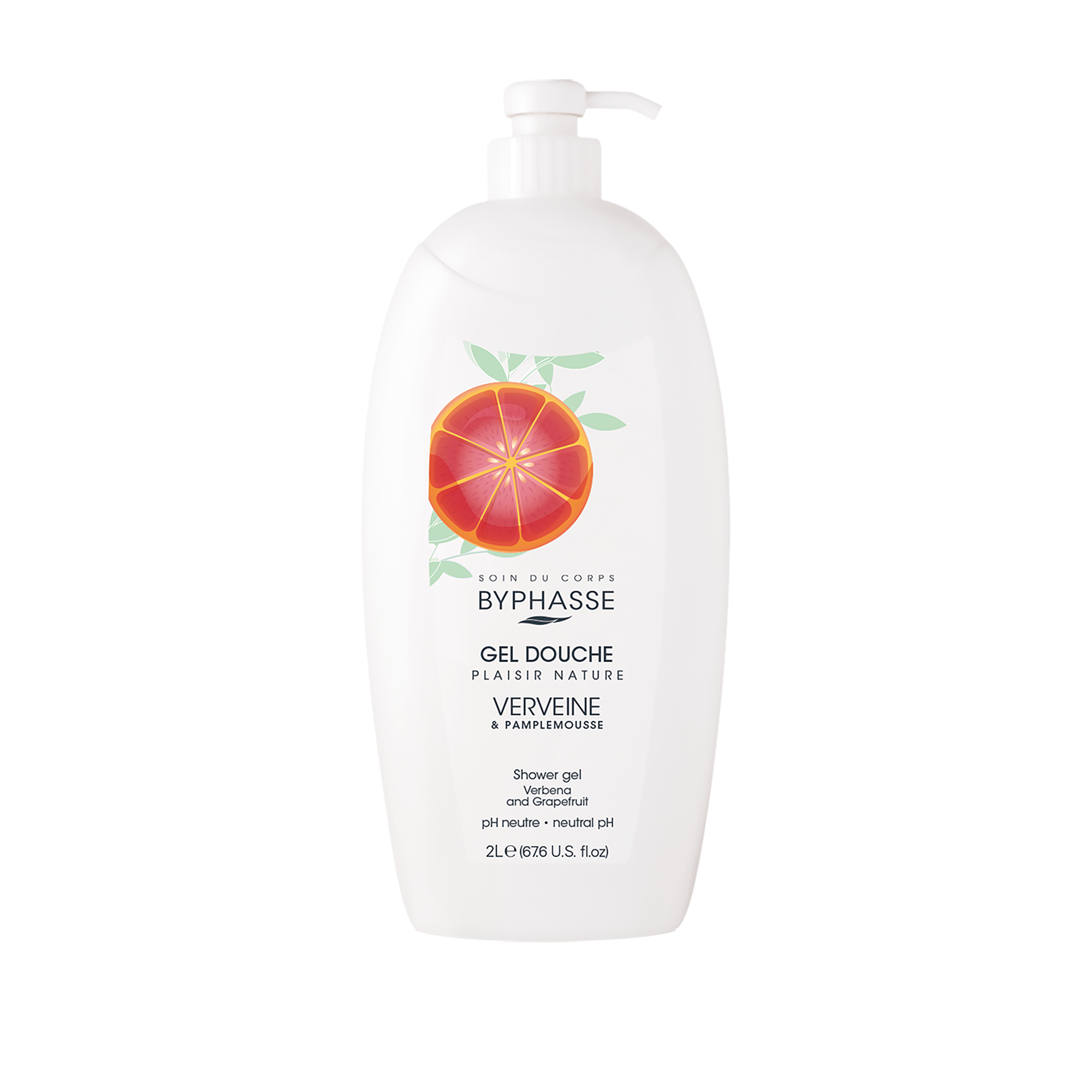 Dušigeel Byphasse Nature Verbena & Grapefruit 2L - Image 2